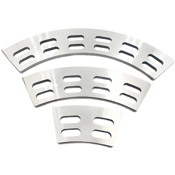 corrugated blades